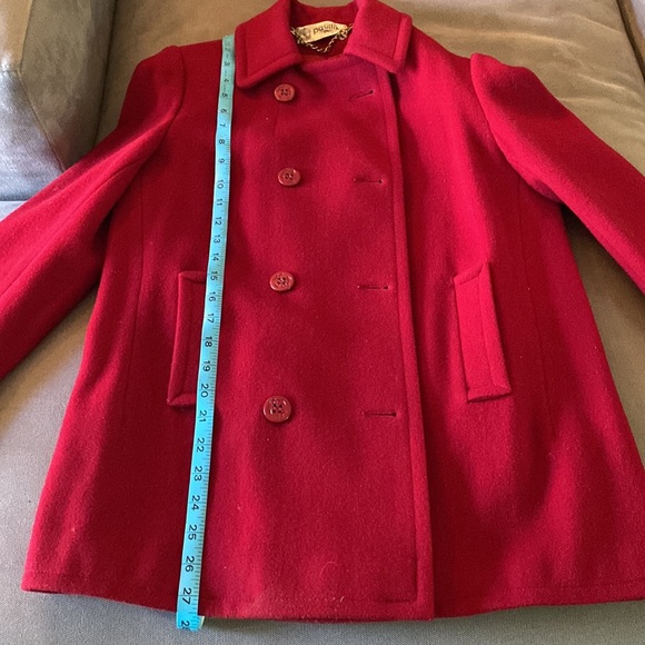 Petite wool pea coat - Picture 7 of 10
